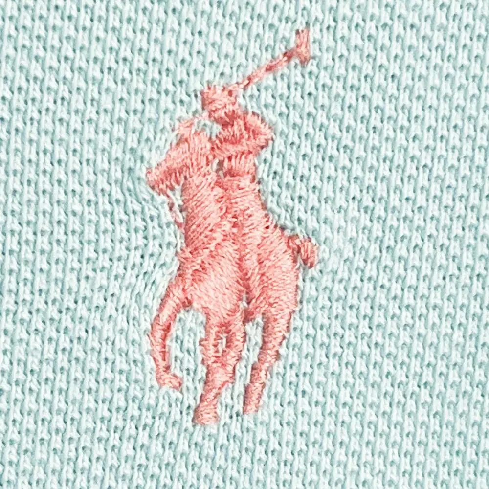 Polo Ralph Lauren Mens Custom Fit Polo Shirt - Light Blue, Size XXL